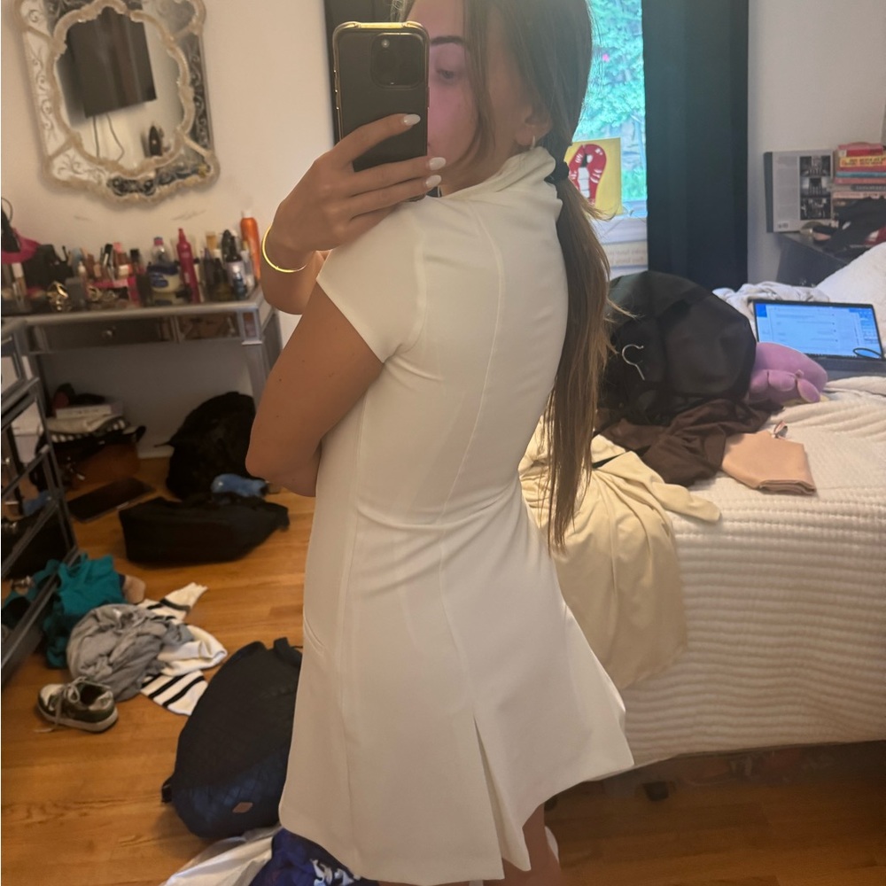Zara shirt dress with pleats